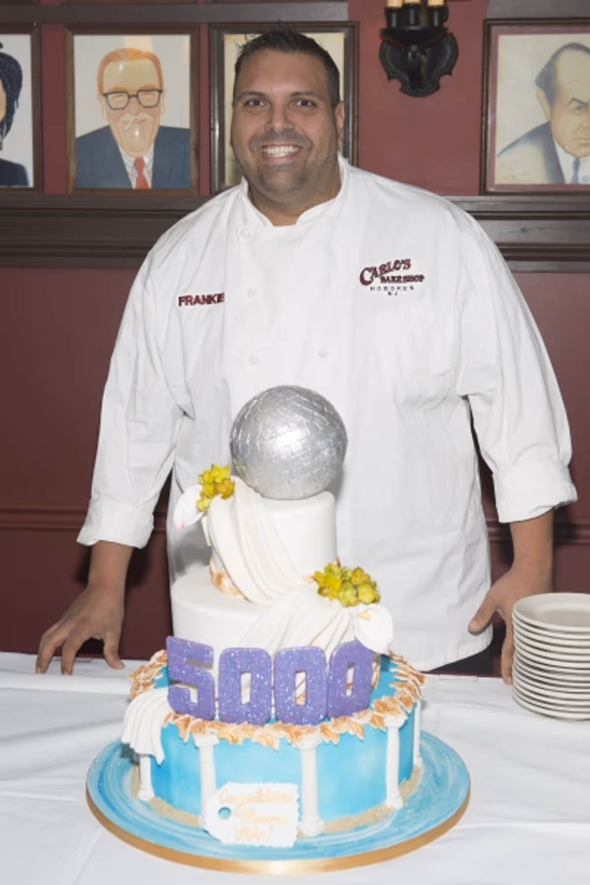 Frankie Castano at Broadway's MAMMA MIA! Celebrates 5,000th Performance