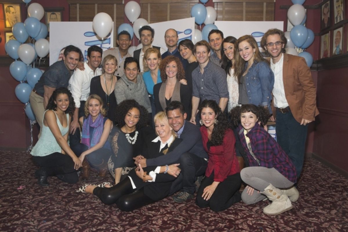Judy Craymer and the cast of ''Mamma Mia!'' at 