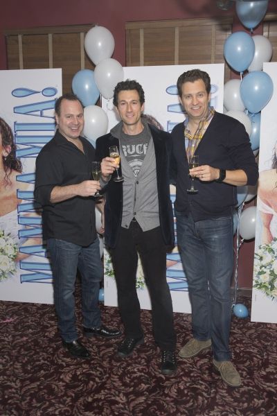 Daniel Cooney, Aaron Lazar and Graham Rowat Photo