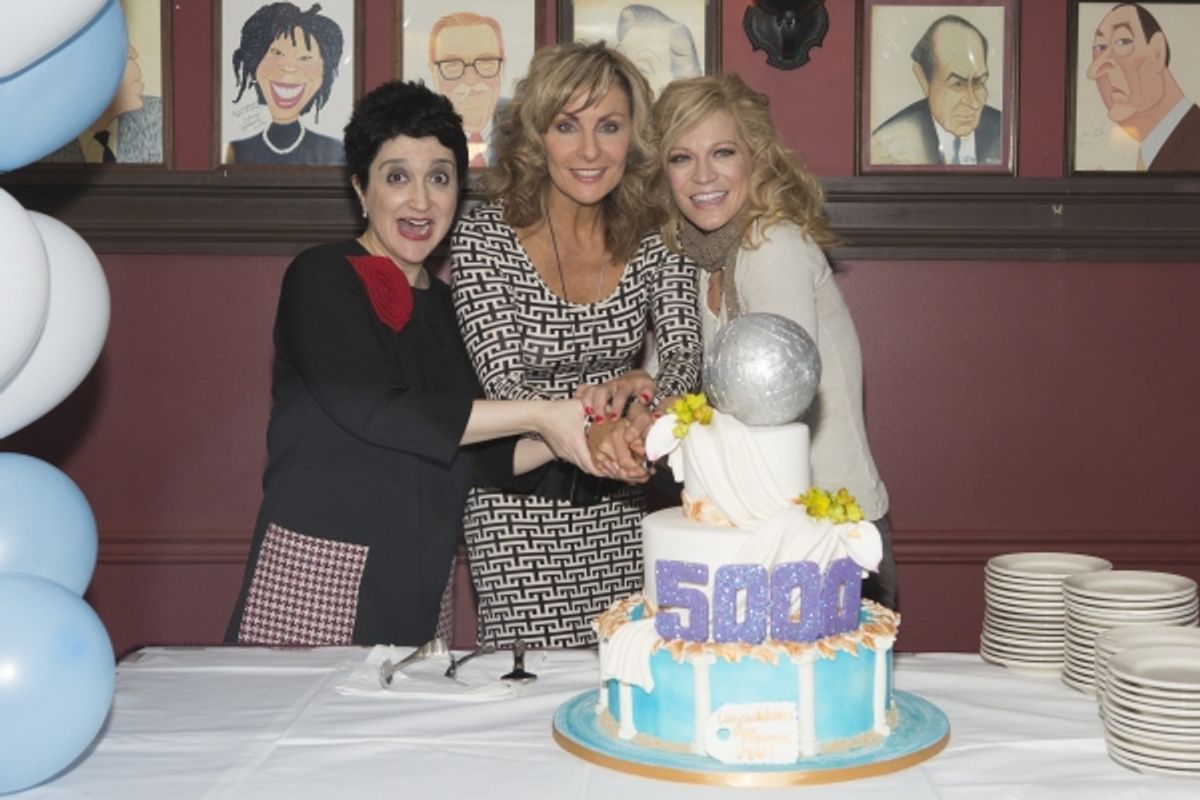 Lauren Cohn, Judy McLane and Felicia Finley at 