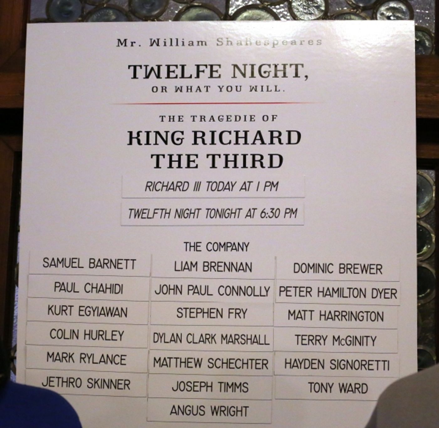 Photo Coverage: Mark Rylance and Cast of RICHARD III Take Opening Night Bows!  Image