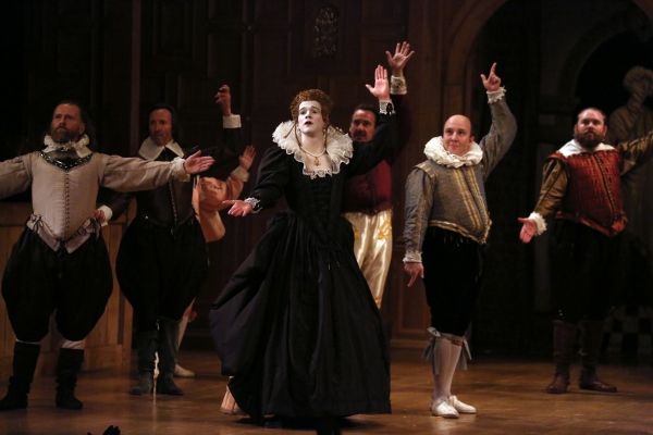 Joseph Timms, Paul Chahidi with the cast  Photo