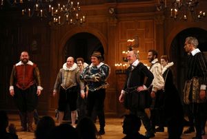 Mark Rylance and the cast  Photo