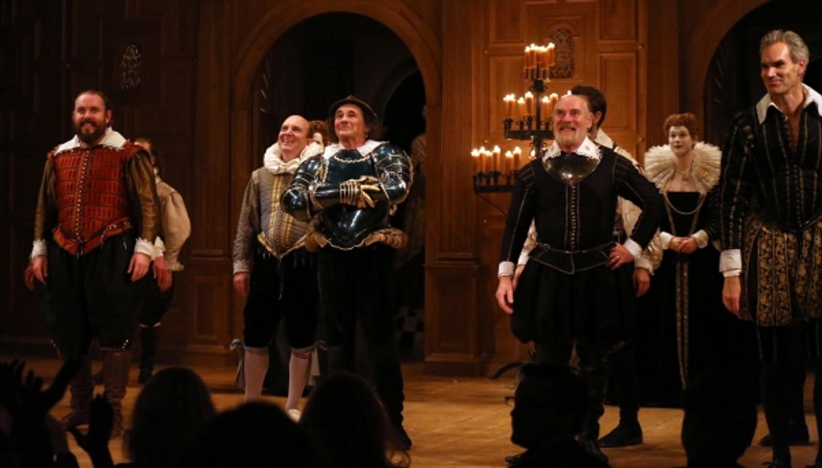 Mark Rylance and the cast  at 