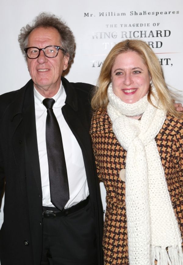Geoffrey Rush and Lisa Lambert  Photo