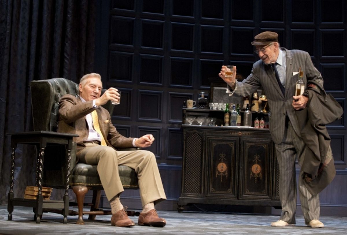 Patrick Stewart and Ian McKellen in NO MAN''S LAND at 
