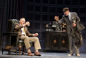 Patrick Stewart and Ian McKellen in NO MAN''S LAND Photo