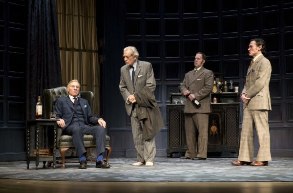 Patrick Stewart, Ian McKellen, Shuler Hensley, and Billy Crudup NO MAN''S LAND Photo