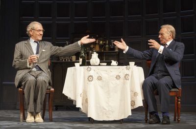 Ian McKellen and Patrick Stewart in NO MAN''S LAND Photo