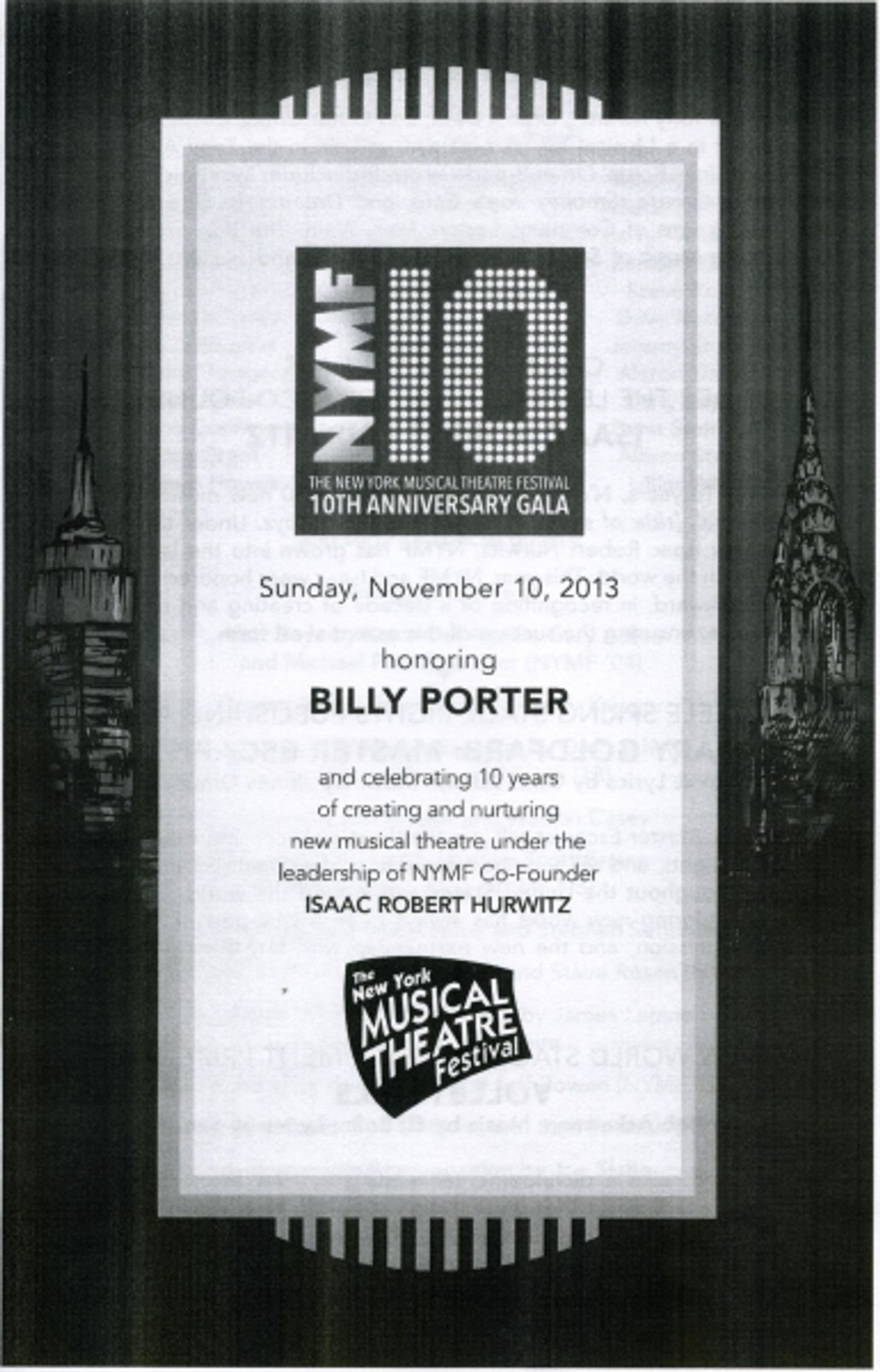 Photo Coverage: Billy Porter Gets Honored at NYMF's 10th Anniversary Gala Image