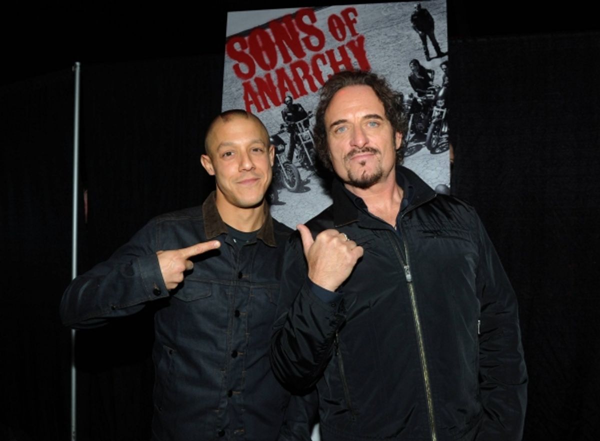 Theo Rossi, Kim Coates at 