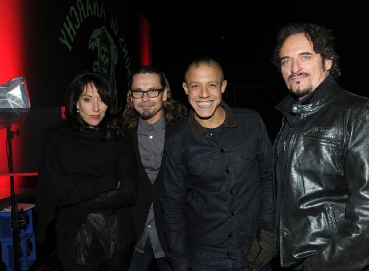 Katey Sagal, Kurt Sutter, Theo Rossi, Kim Coates at 