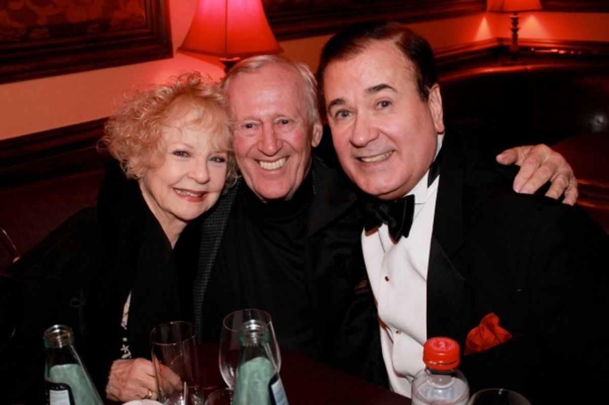 LEE ROY REAMS (right) with his ''Applause'' co-stars PENNY FULLER and LEN CARIOU at 