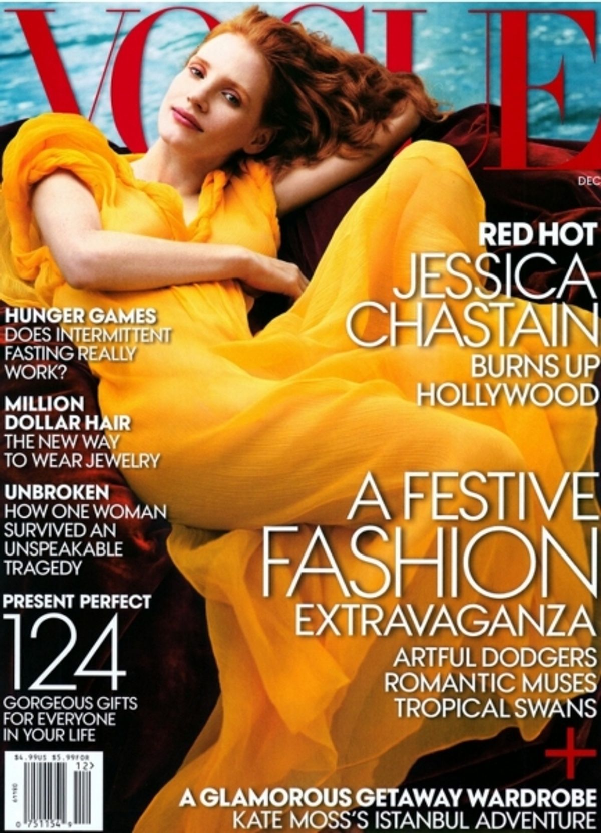 Jessica Chastain at Jessica Chastain Gets Vogue Cover