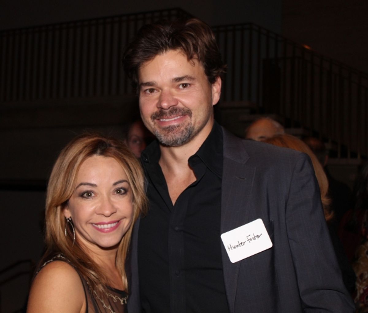 Jennifer Cody and Hunter Foster at 
