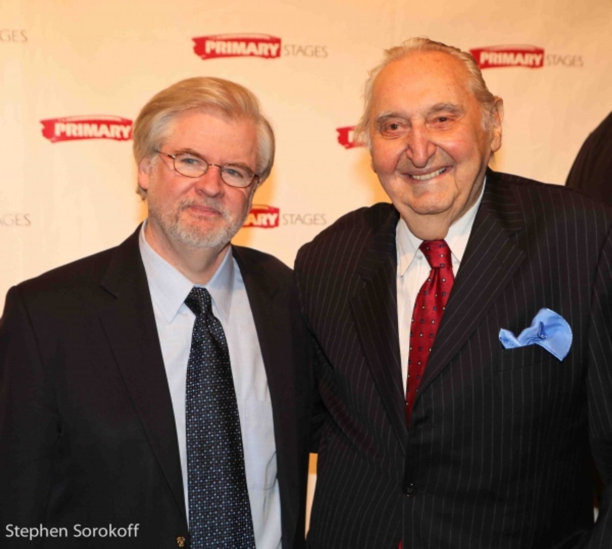 Christopher Durang & Fyvush Finkel at 