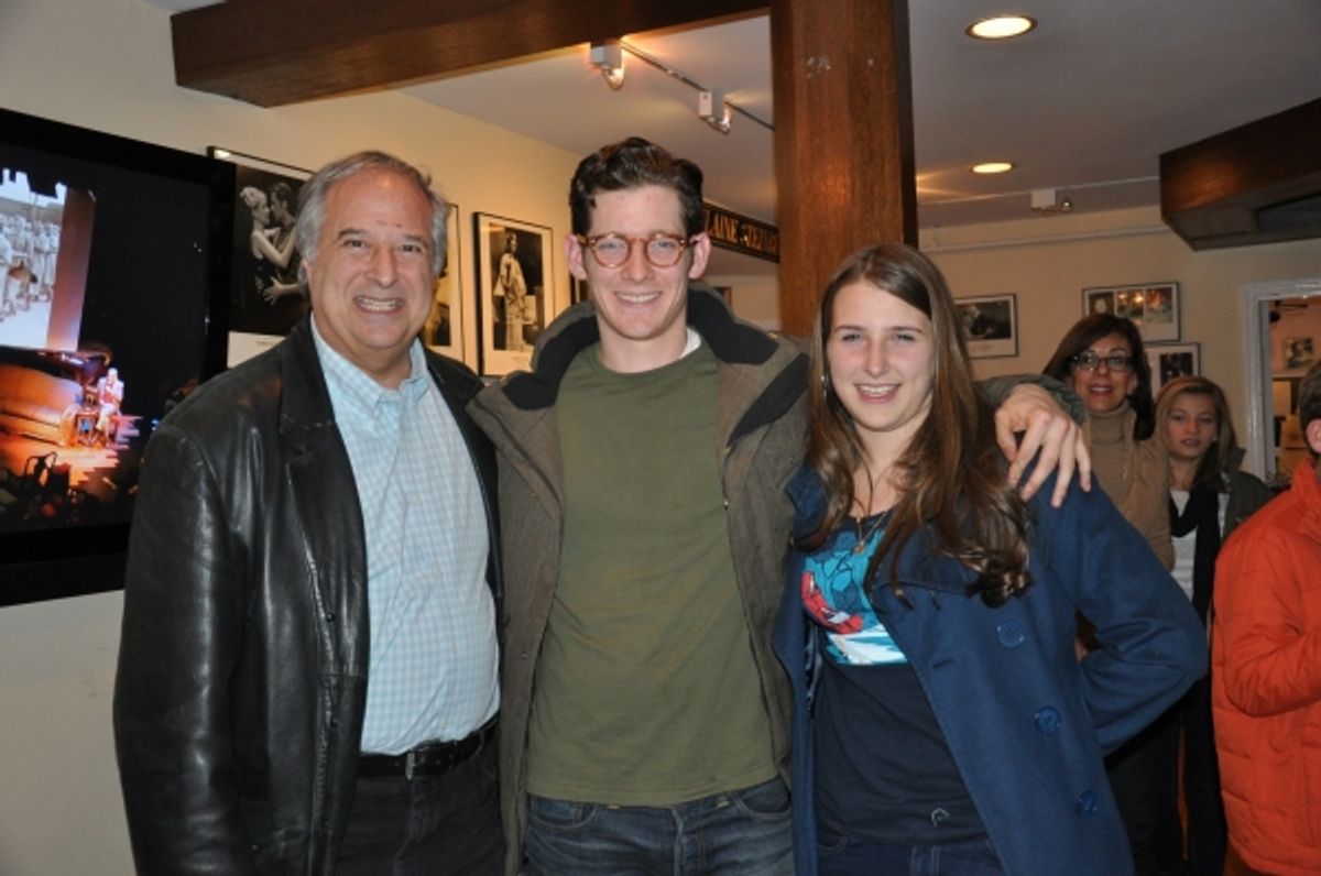 Stewart F. Lane, Sawyer Avery, Leah Lane at 