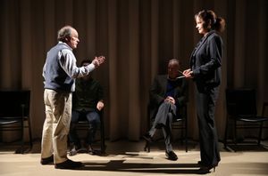 Ethan Phillips and Margaret Colin Photo