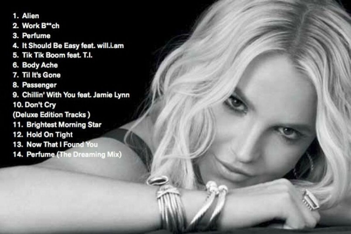 Britney Spears'' ''Britney Jean'' Track List at 
