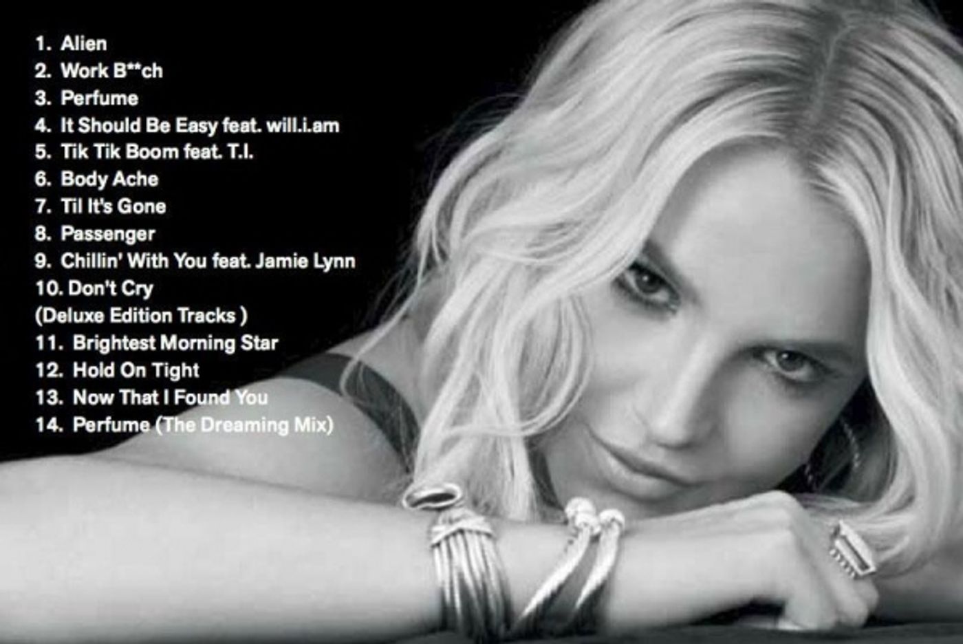 Photo Flash: Britney Spears Reveals Track List for New Album BRITNEY JEAN, Set for Release 12/3  Image