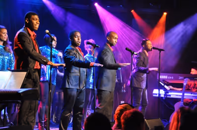 Jawan M. Jackson, Mykal Kilgore, Donald Webber, Jr., and Jarran Muse Photo