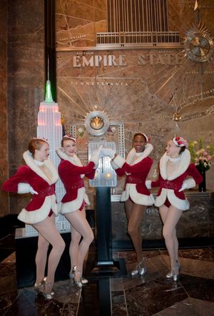 Rockettes Kali Grinder, Lindsay Howe, Jennifer Laroche and Kim Petros Photo
