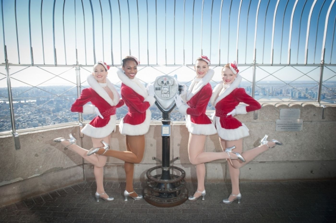 Photo Flash: Rockettes Light Empire State Building for CHRISTMAS SPECTACULAR Opening Night! Image