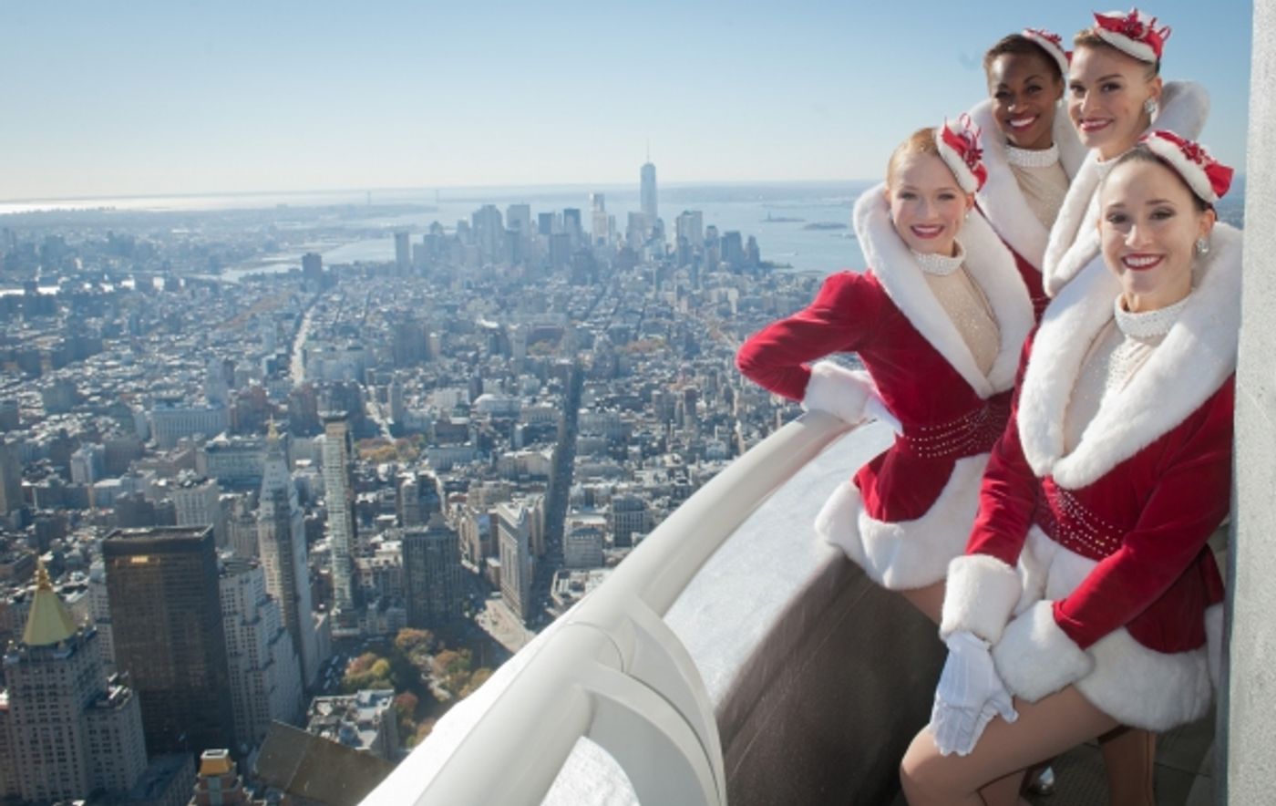 Photo Flash: Rockettes Light Empire State Building for CHRISTMAS SPECTACULAR Opening Night! Image