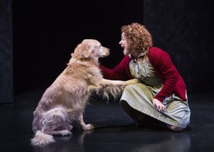 Casper as Sandy and Jenny Weisz as Annie Photo