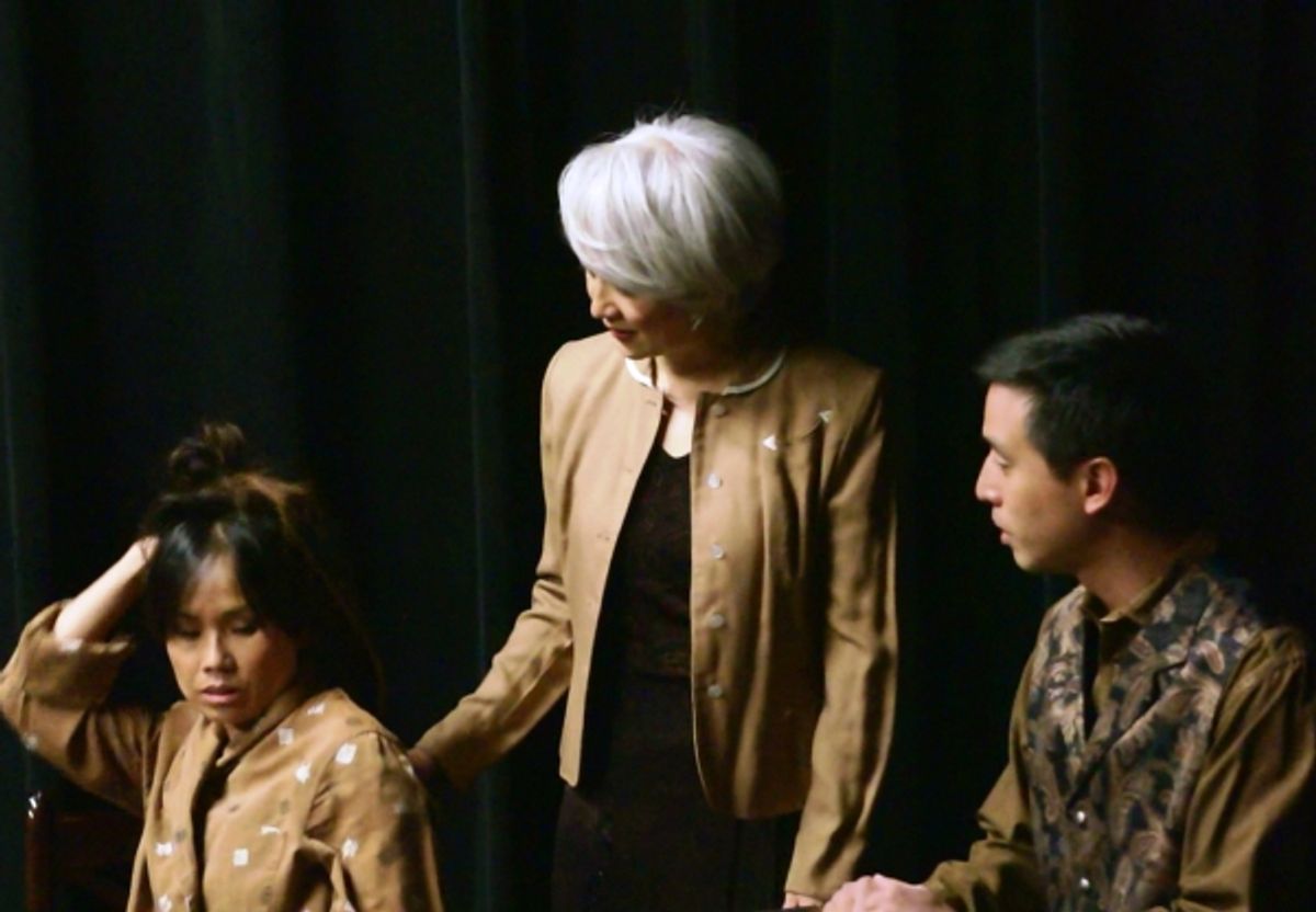 Tria Xiong, Sheila Ivy Traister, and Dale Li at 