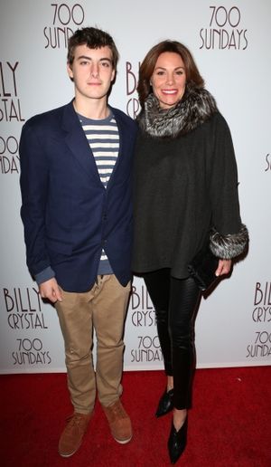 LuAnn de Lesseps with son Noel de Lesseps Photo