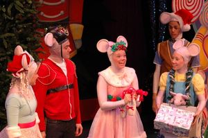 Amanda Leigh Lupacchino (Alice), Nicholas Kuhn (Az), Hillary Ekwall (Angelina), Maria Malanga (Polly), Baba Tavares (Marco) @ BroadwayWorld Amanda Leigh Lupacchino (Alice), Nicholas Kuhn (Az), Hillary Ekwall (Angelina), Maria Photo