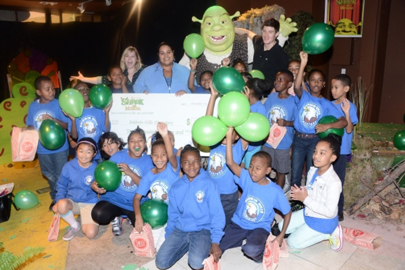 Photo Flash: SHREK THE MUSICAL Celebrates NAfME Grants with Baldwin Hills Elementary  Image