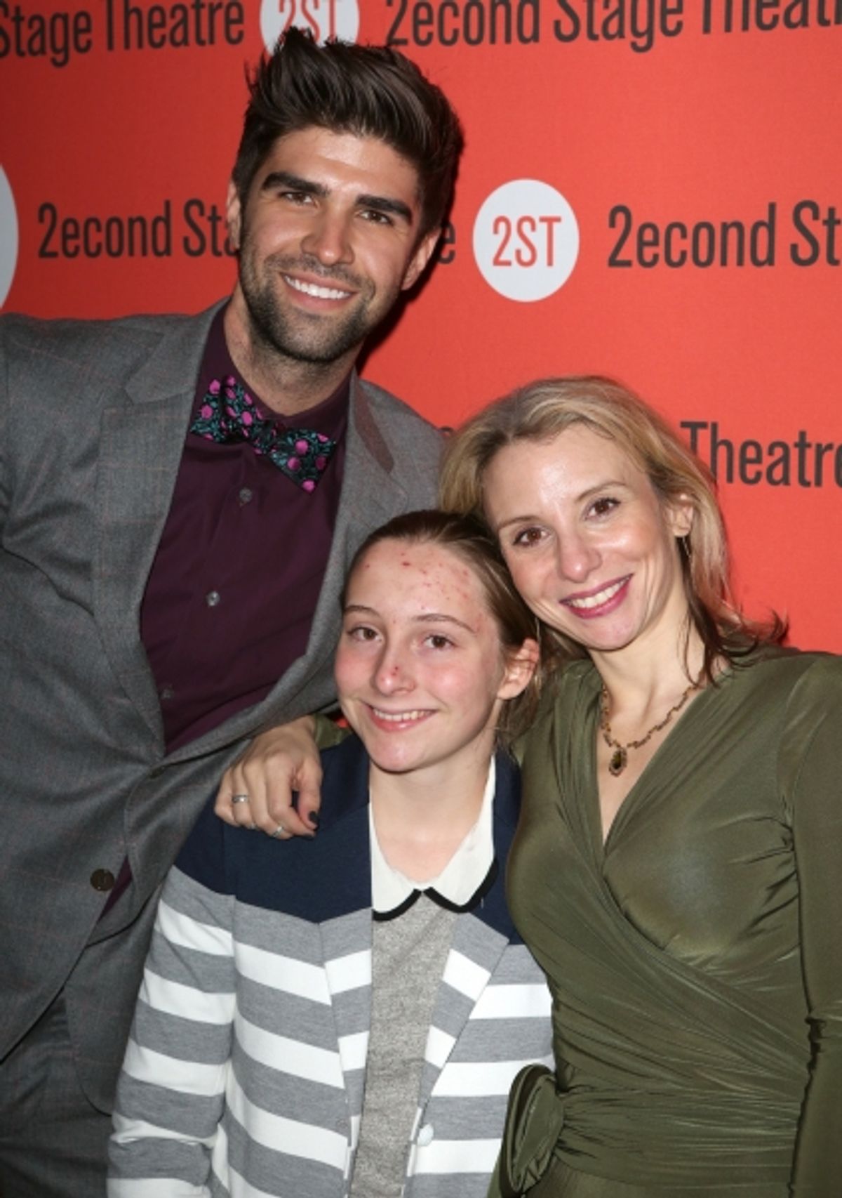 Justin Mikita, Sarah Saltzberg with her daughter  at 