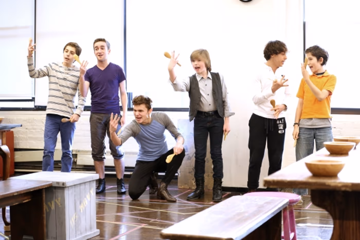 Photo Coverage: In Rehearsal with the Cast of Paper Mill Playhouse's OLIVER! Image