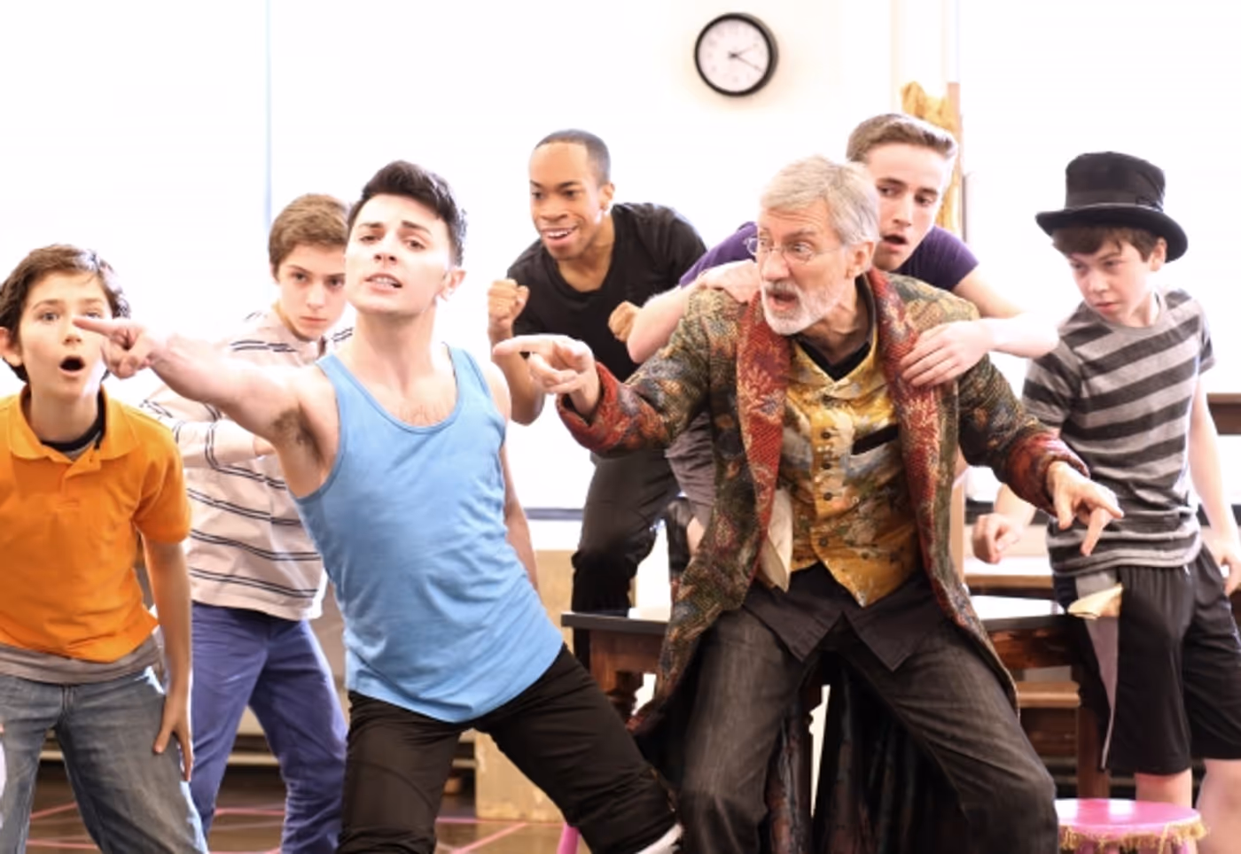 Photo Coverage: In Rehearsal with the Cast of Paper Mill Playhouse's OLIVER! Image