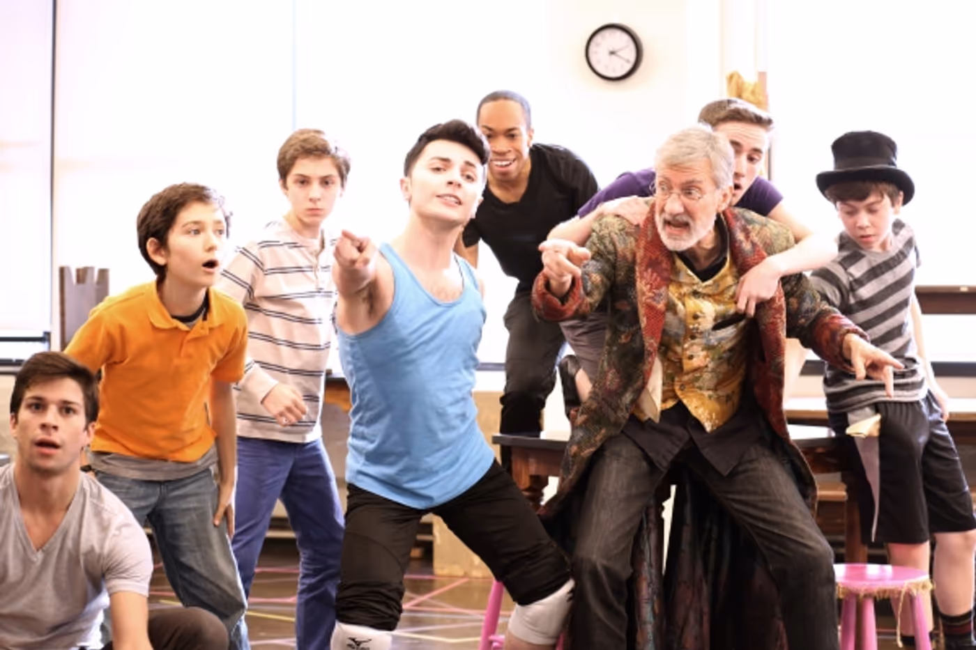 Photo Coverage: In Rehearsal with the Cast of Paper Mill Playhouse's OLIVER! Image