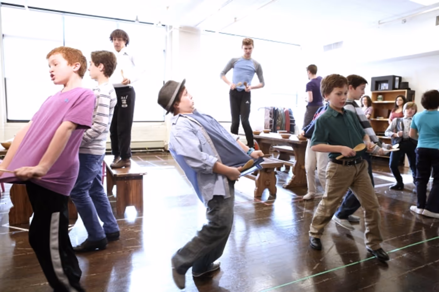 Photo Coverage: In Rehearsal with the Cast of Paper Mill Playhouse's OLIVER! Image