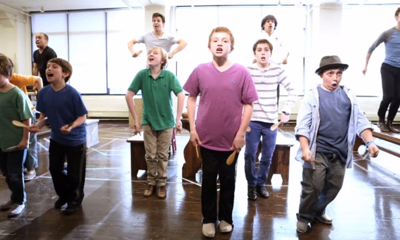 Photo Coverage: In Rehearsal with the Cast of Paper Mill Playhouse's OLIVER! Image