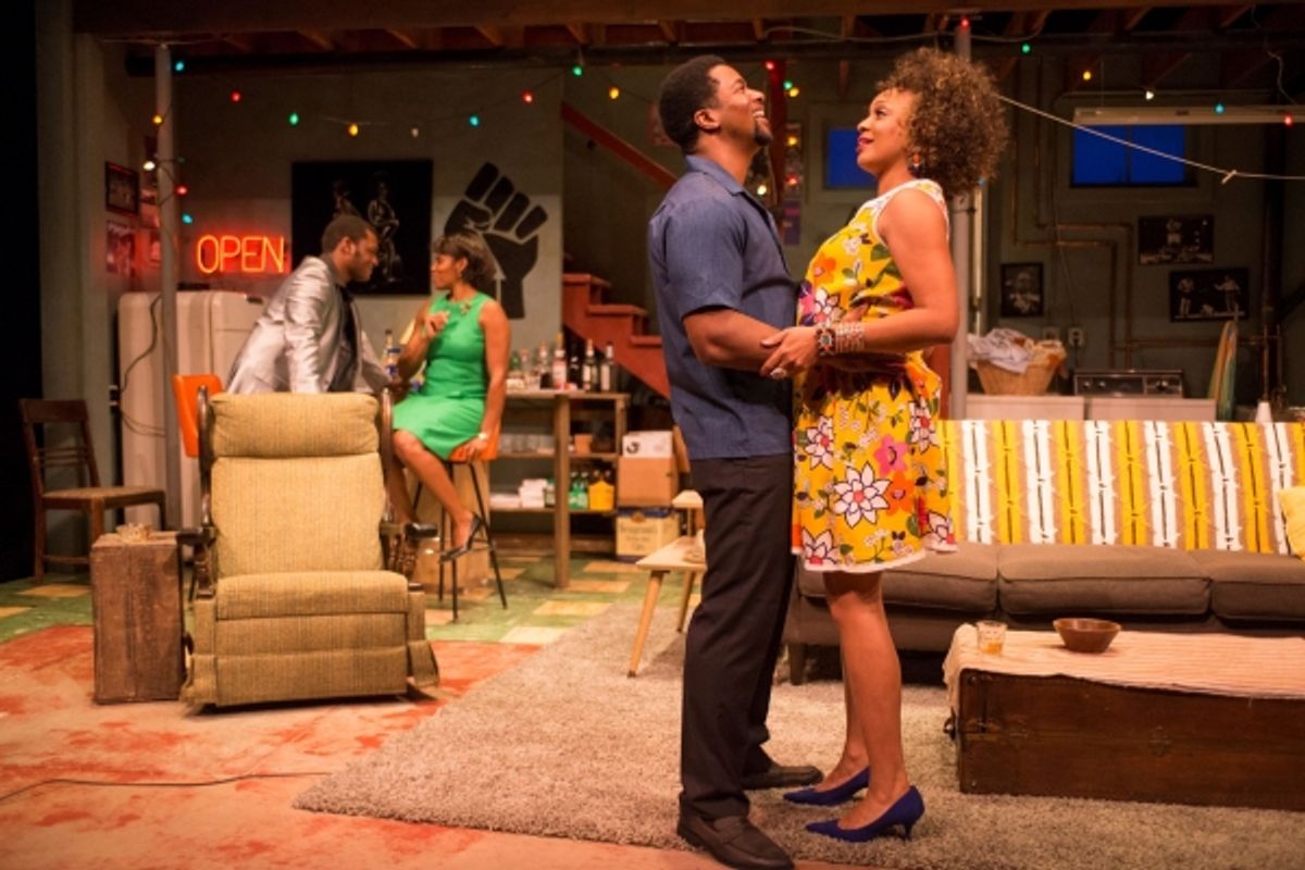 Kelvin Roston, Jr. (Sly) and Tyla Abercrumbie (Chelle) with Kamal Angelo Bolden (Lank) and Coco Elysses (Bunny)  at 