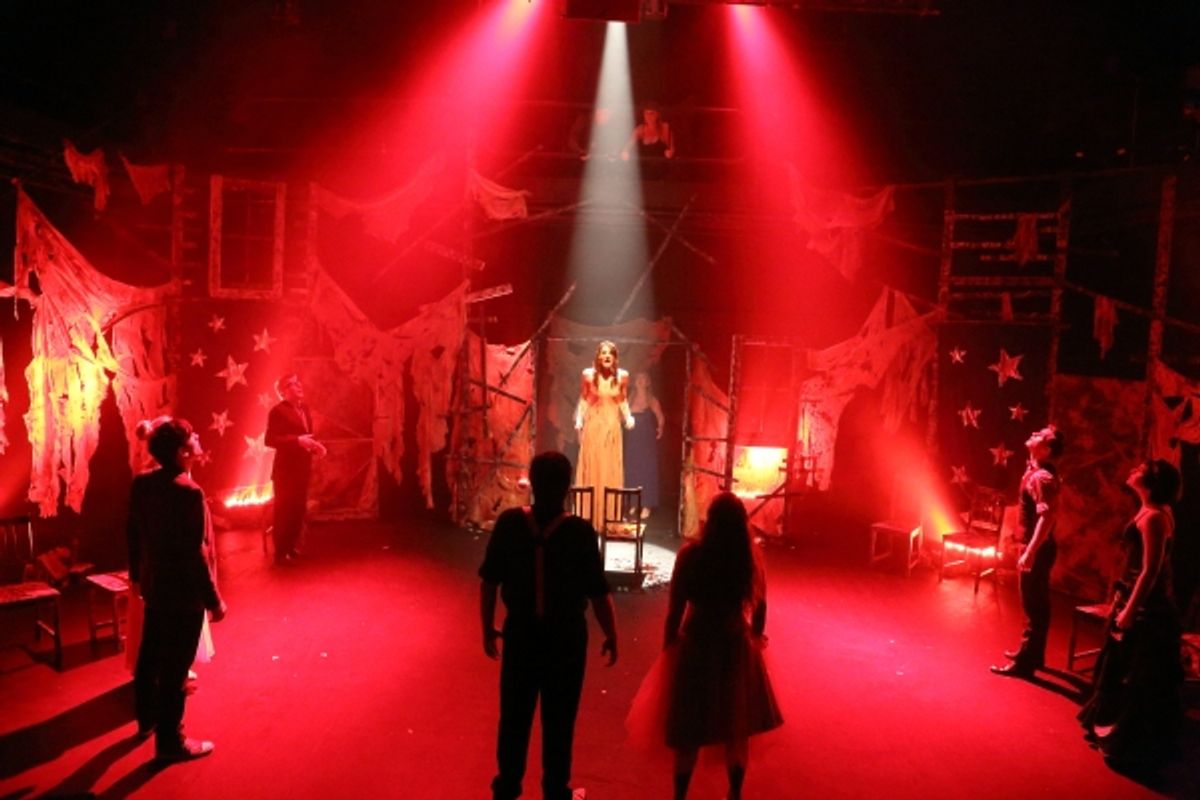 Hilary Cole and the Cast of CARRIE at 