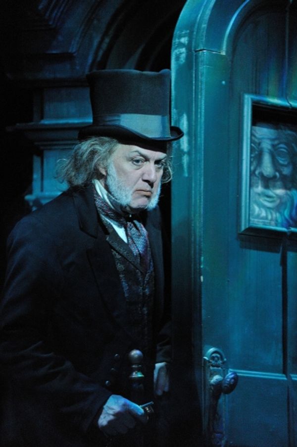 Aled Davies stars as Ebenezer Scrooge Photo