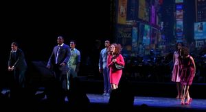 Jeremy Jordan, Norm Lewis, Tyler Hanes, Grasan Kingsberry, Bernadette Peters, Elizabe Photo