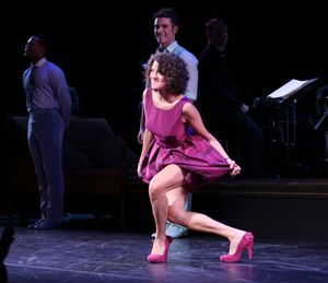 Grasan Kingsberry, Tyler Hanes and Cyrille Aimee with Conductor David Loud @ BroadwayWorld Grasan Kingsberry, Tyler Hanes and Cyrille Aimee with Conductor David Loud Photo