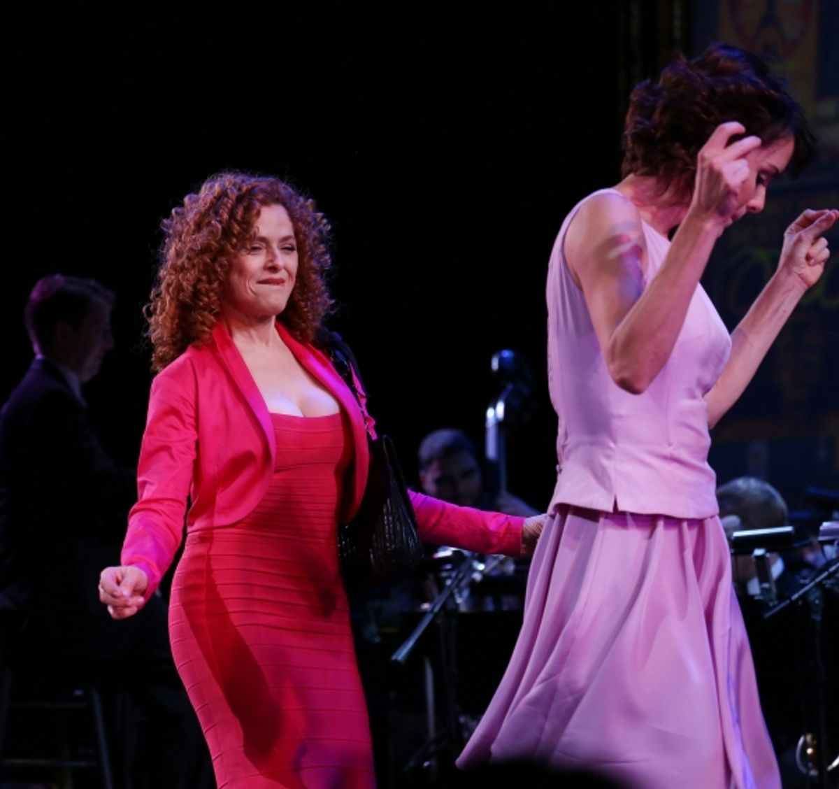Bernadette Peters and Meg Gillentine  at 