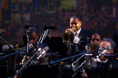 Wynton Marsalis with the Jazz at Lincoln Center Orchestra  Photo