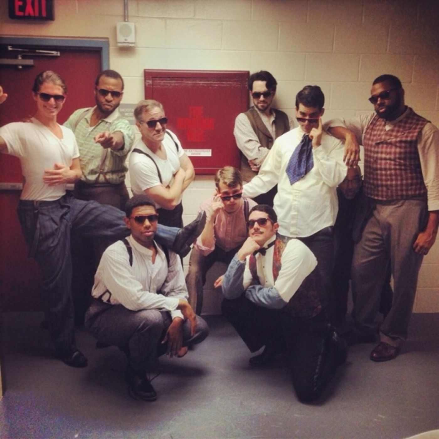 Photo Flash: Saturday Intermission Pics, Nov 16 - Goodspeed's 'HAPPY FELLA' Sends Love to the Philippines; Keenan-Bolger in FAMILY FURNITURE & More! Image