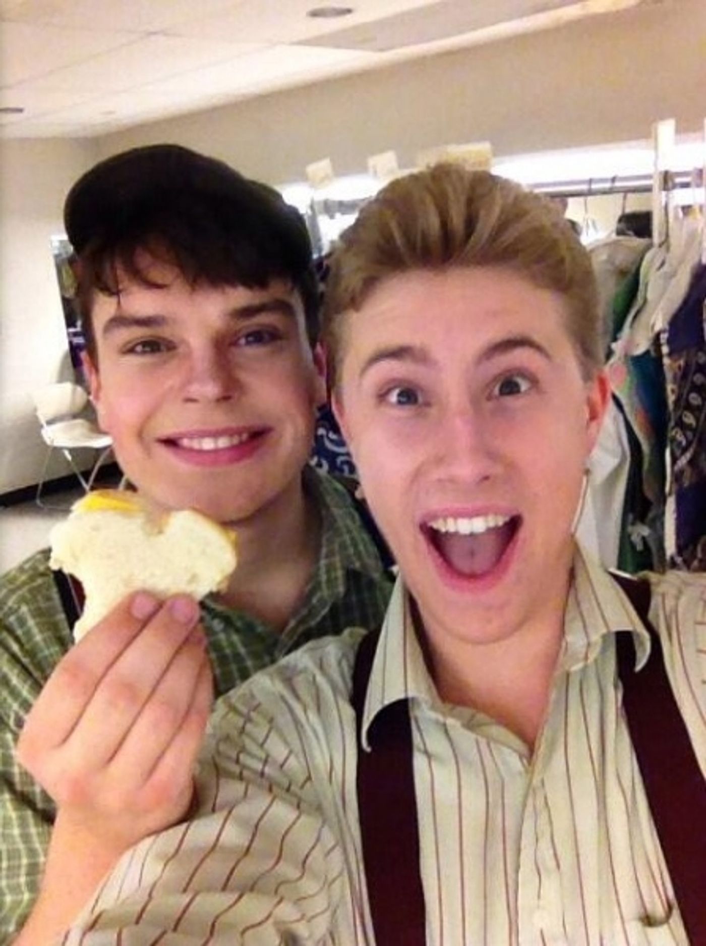 Photo Flash: Saturday Intermission Pics, Nov 16 - Goodspeed's 'HAPPY FELLA' Sends Love to the Philippines; Keenan-Bolger in FAMILY FURNITURE & More! Image