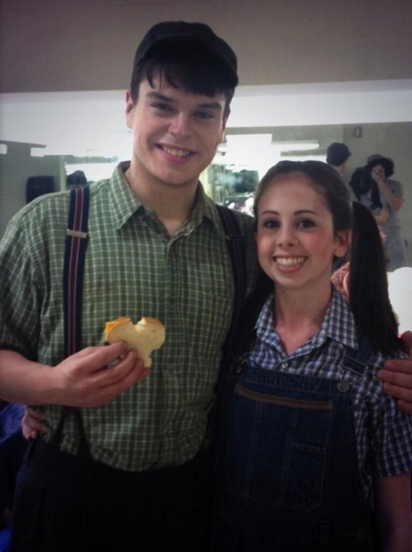 Photo Flash: Saturday Intermission Pics, Nov 16 - Goodspeed's 'HAPPY FELLA' Sends Love to the Philippines; Keenan-Bolger in FAMILY FURNITURE & More! Image