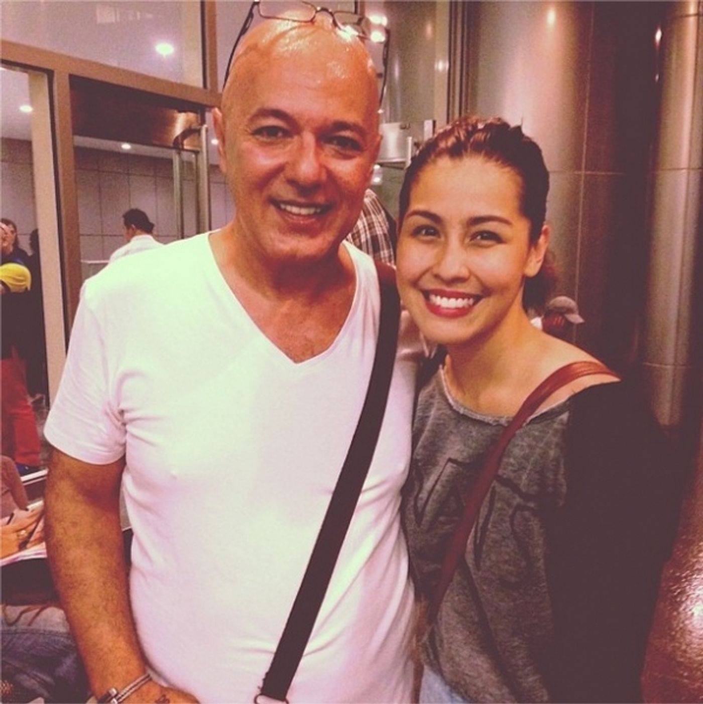 Photo Flash: Saturday Intermission Pics, Nov 16 - Goodspeed's 'HAPPY FELLA' Sends Love to the Philippines; Keenan-Bolger in FAMILY FURNITURE & More! Image